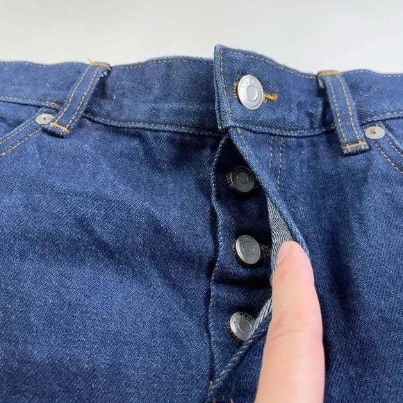 ARKET Men's Dark Navy Blue Straight Leg Jeans Size 33 - Picture 3 of 10